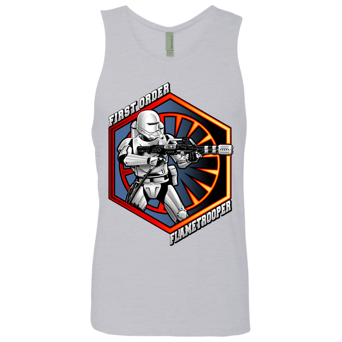 T-Shirts Heather Grey / Small Flametrooper Men's Premium Tank Top