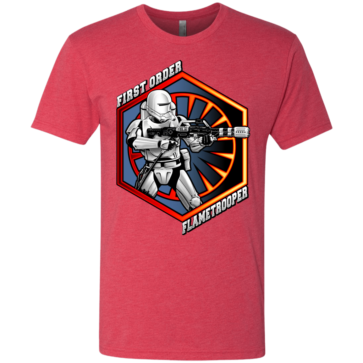 T-Shirts Vintage Red / Small Flametrooper Men's Triblend T-Shirt