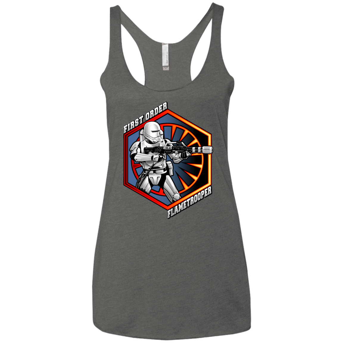 T-Shirts Premium Heather / X-Small Flametrooper Women's Triblend Racerback Tank