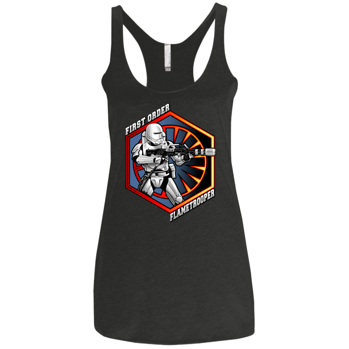 T-Shirts Vintage Black / X-Small Flametrooper Women's Triblend Racerback Tank
