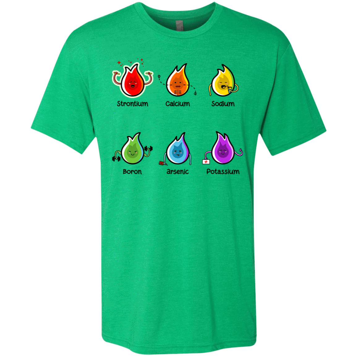 T-Shirts Envy / S Flaming Elements Science Men's Triblend T-Shirt