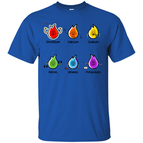 T-Shirts Royal / S Flaming Elements Science T-Shirt