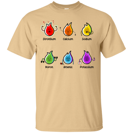 T-Shirts Vegas Gold / S Flaming Elements Science T-Shirt