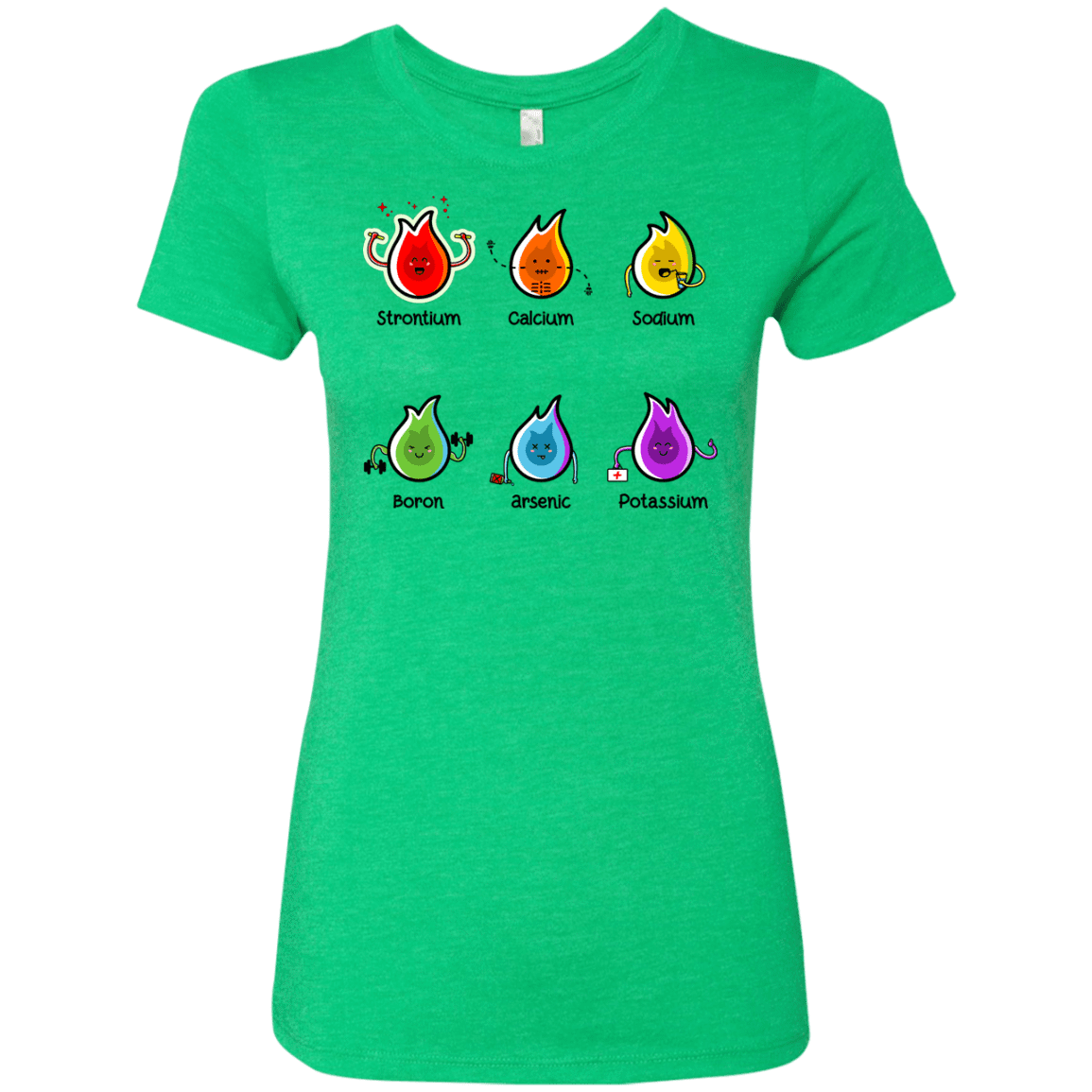 T-Shirts Envy / S Flaming Elements Science Women's Triblend T-Shirt
