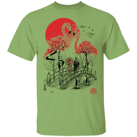 T-Shirts Kiwi / S Flamingo Garden T-Shirt