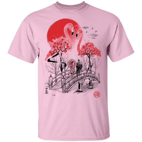 T-Shirts Light Pink / S Flamingo Garden T-Shirt