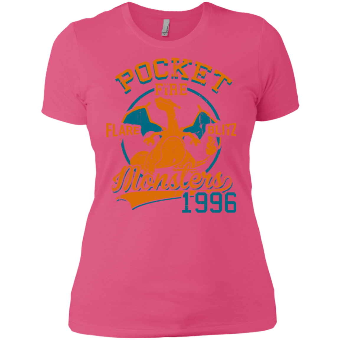 T-Shirts Hot Pink / X-Small FLARE BLITZ Women's Premium T-Shirt