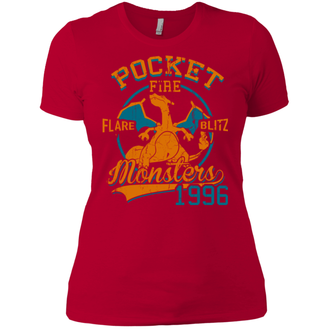 T-Shirts Red / X-Small FLARE BLITZ Women's Premium T-Shirt