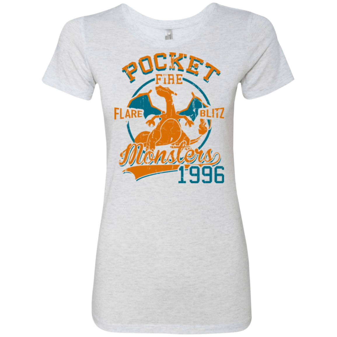 T-Shirts Heather White / Small FLARE BLITZ Women's Triblend T-Shirt