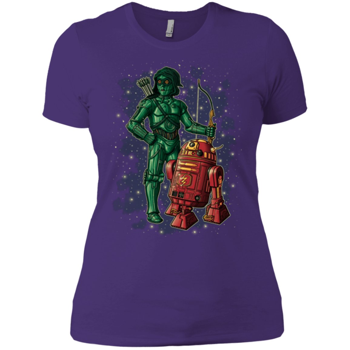 T-Shirts Purple / X-Small Flash and Arrow Women's Premium T-Shirt