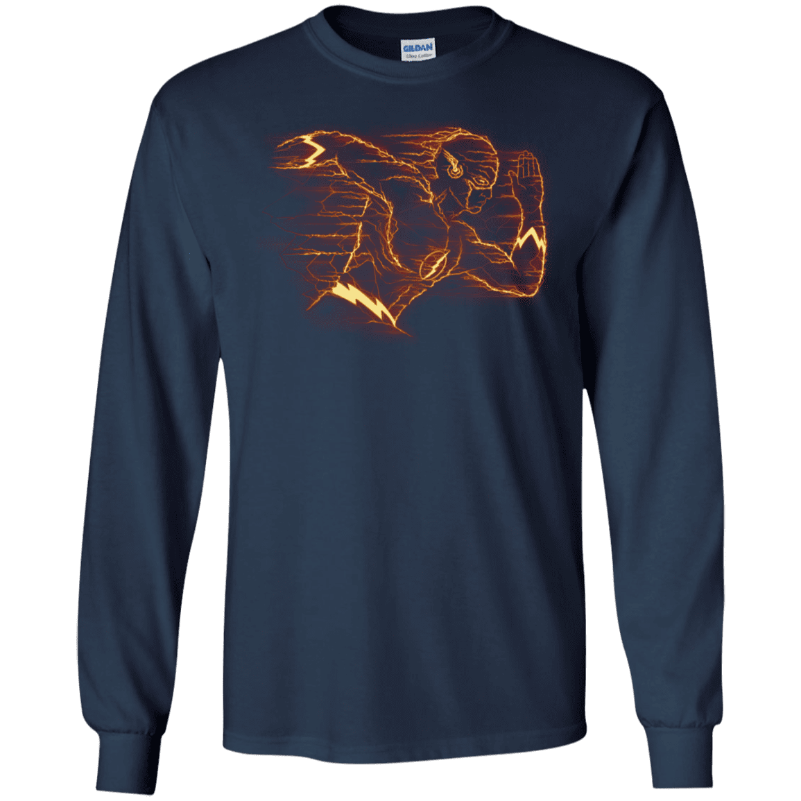 T-Shirts Navy / S Flash Men's Long Sleeve T-Shirt