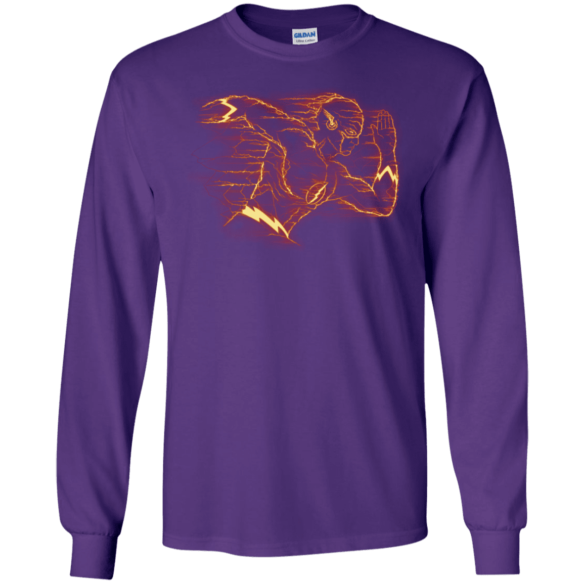T-Shirts Purple / S Flash Men's Long Sleeve T-Shirt