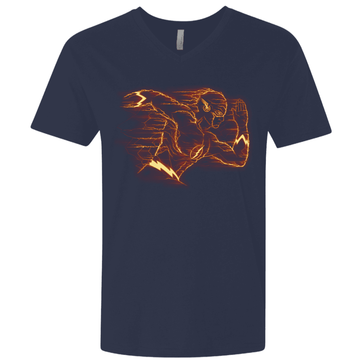 T-Shirts Midnight Navy / X-Small Flash Men's Premium V-Neck