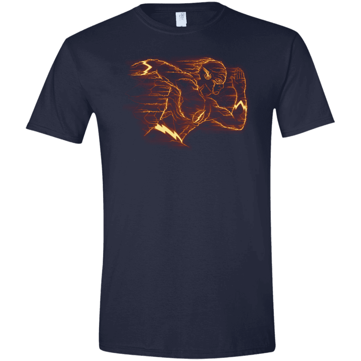 T-Shirts Navy / X-Small Flash Men's Semi-Fitted Softstyle