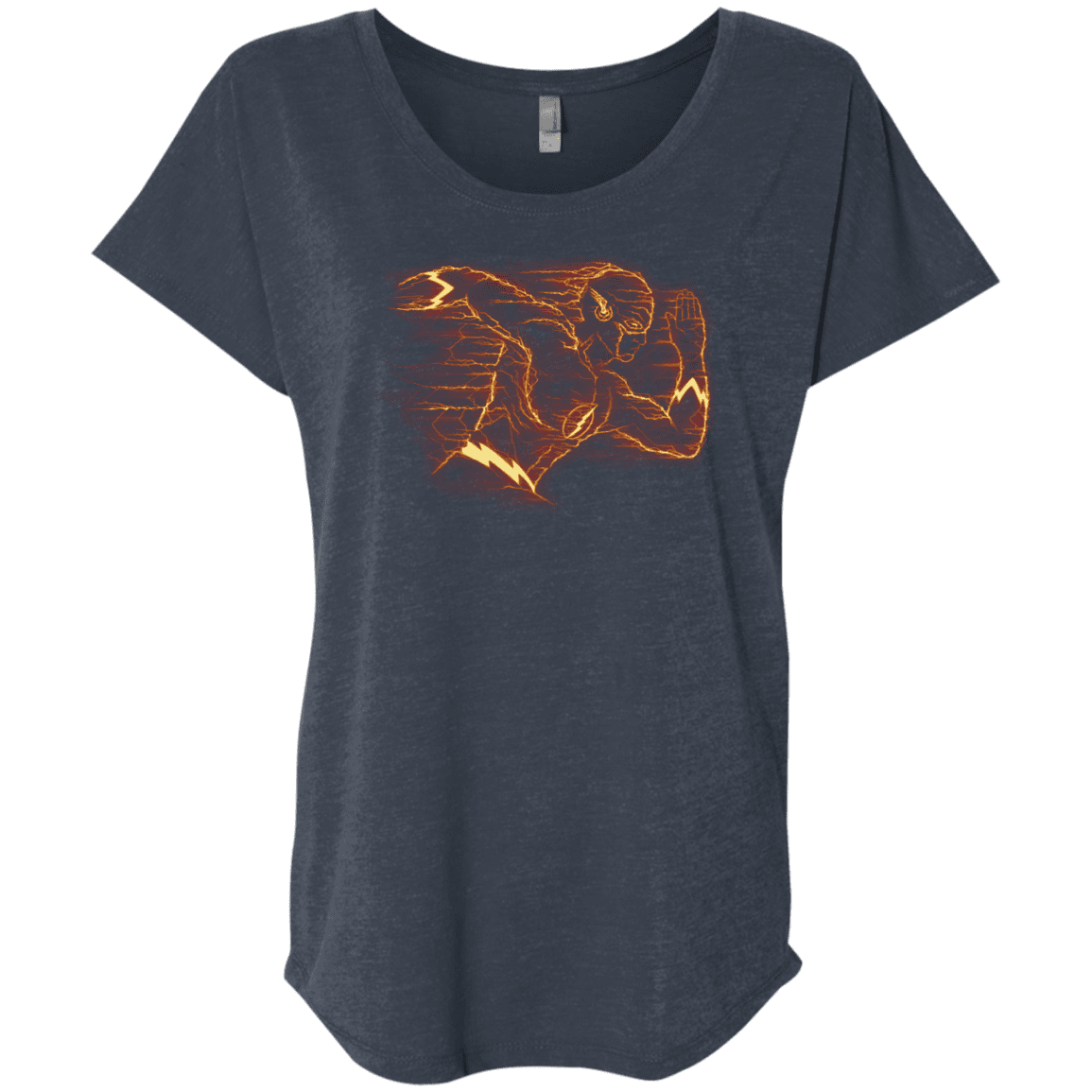 T-Shirts Vintage Navy / X-Small Flash Triblend Dolman Sleeve