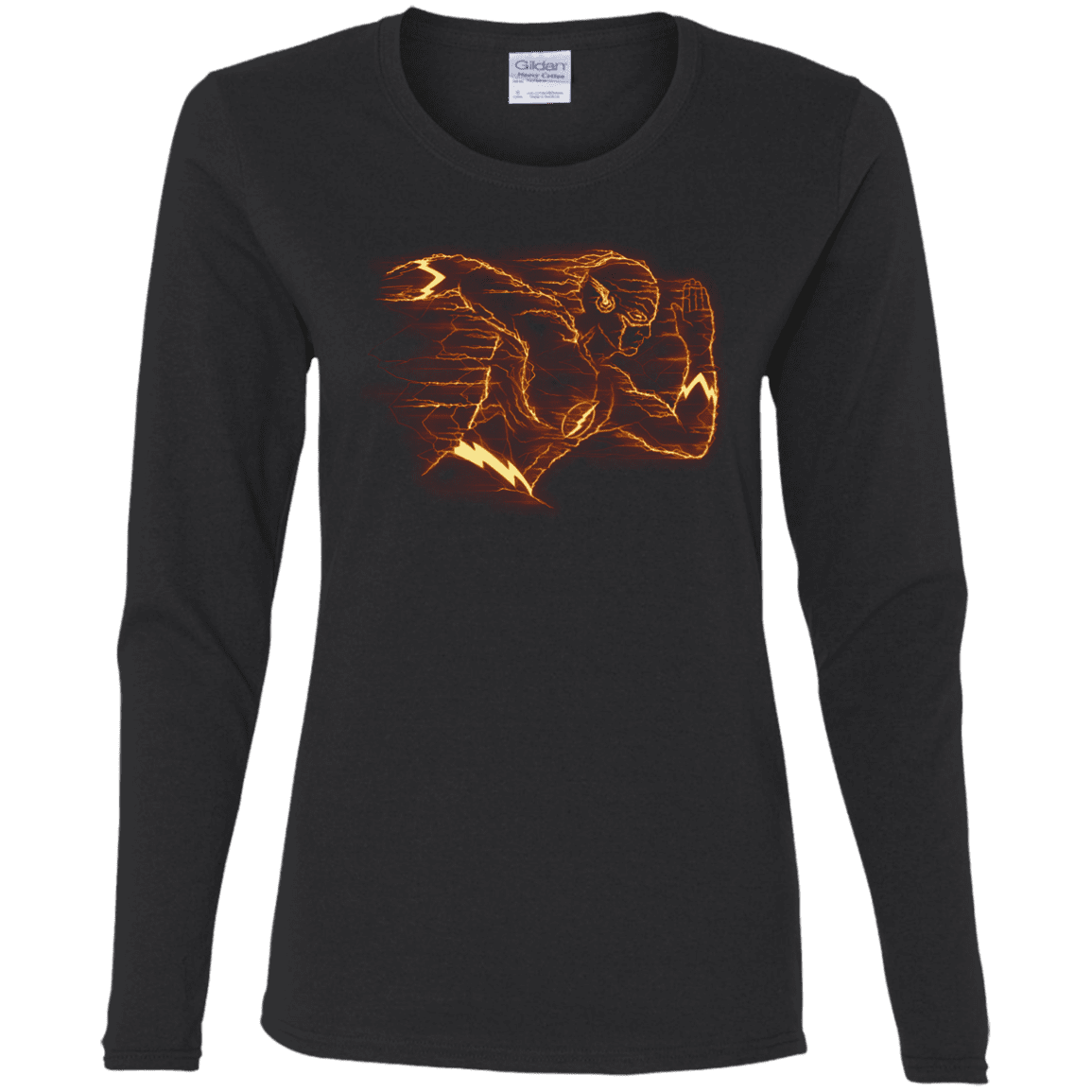 T-Shirts Black / S Flash Women's Long Sleeve T-Shirt