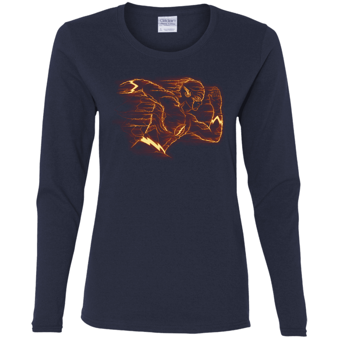 T-Shirts Navy / S Flash Women's Long Sleeve T-Shirt