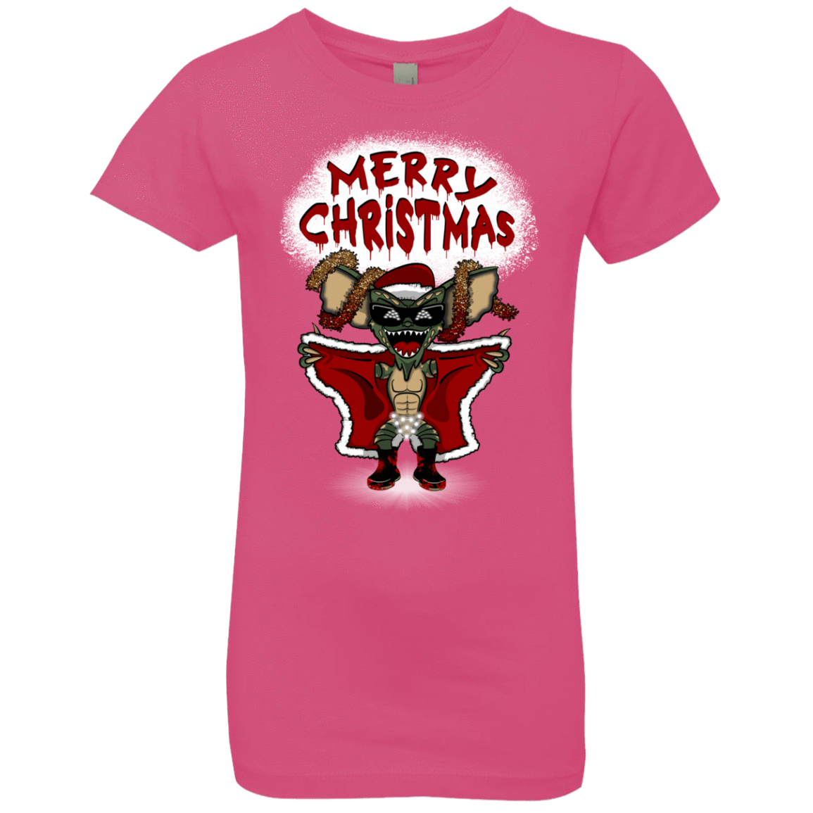 T-Shirts Hot Pink / YXS Flashing Through The Snow Girls Premium T-Shirt