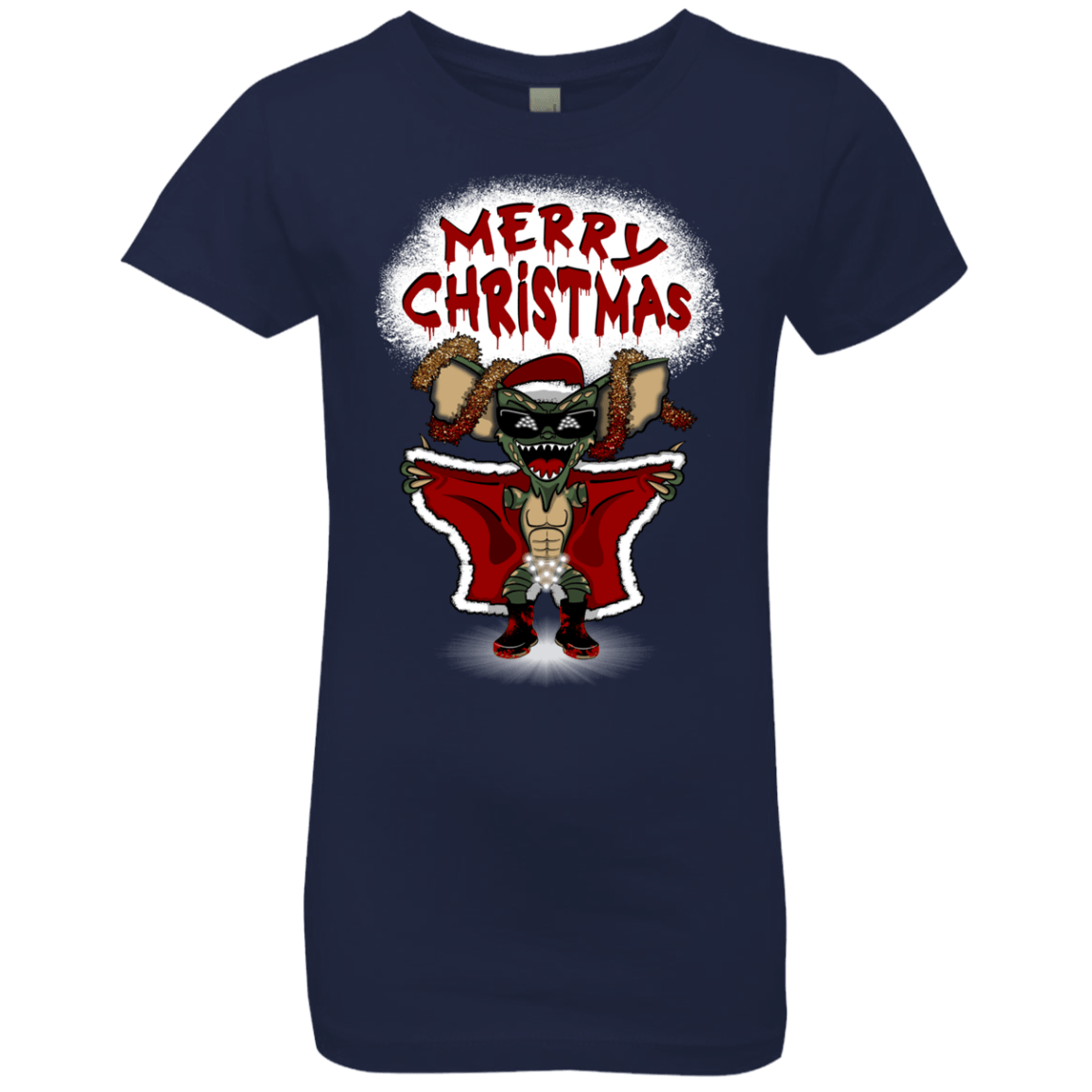 T-Shirts Midnight Navy / YXS Flashing Through The Snow Girls Premium T-Shirt