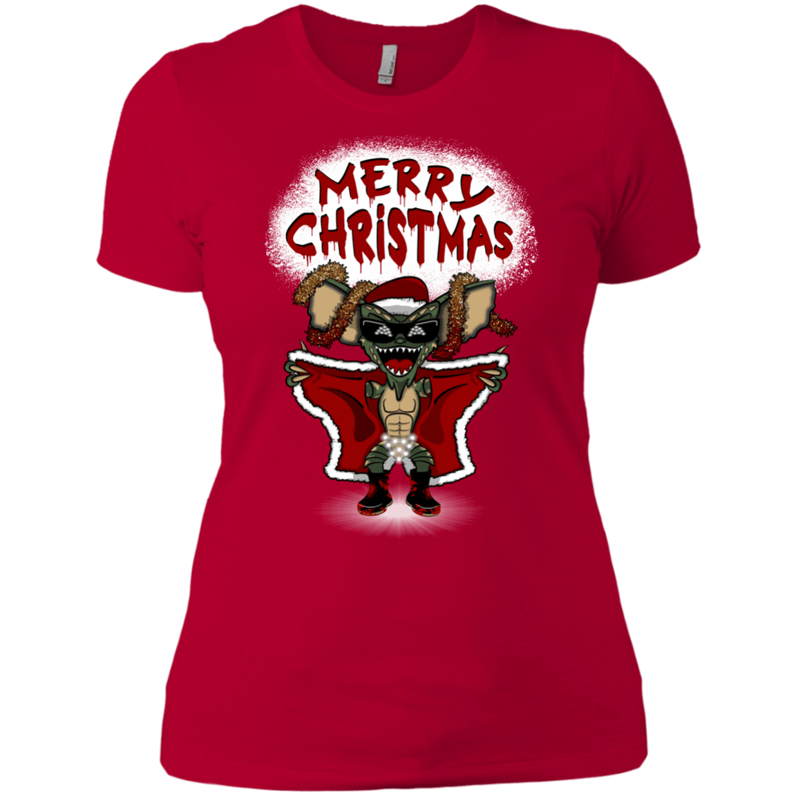T-Shirts Red / X-Small Flashing Through The Snow Women's Premium T-Shirt