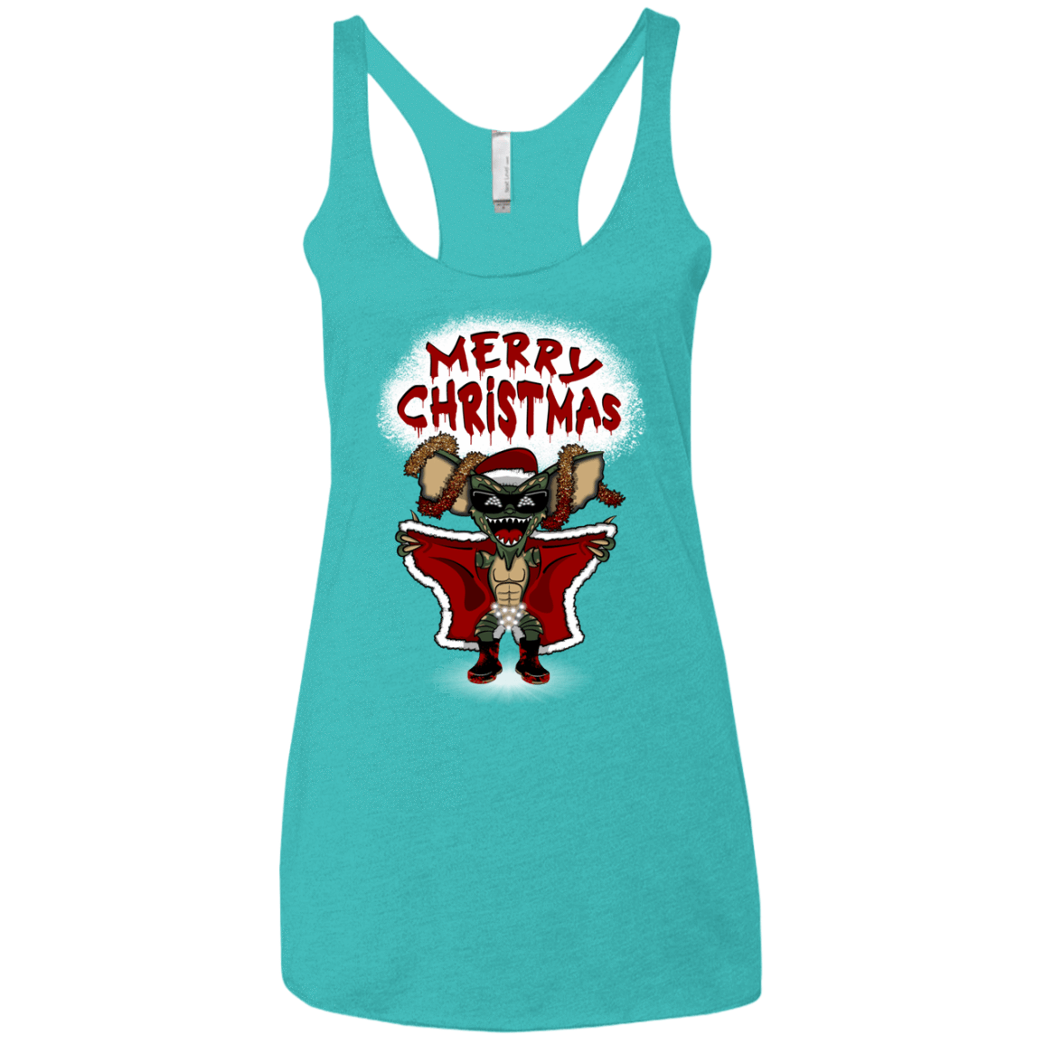 T-Shirts Tahiti Blue / X-Small Flashing Through The Snow Women's Triblend Racerback Tank