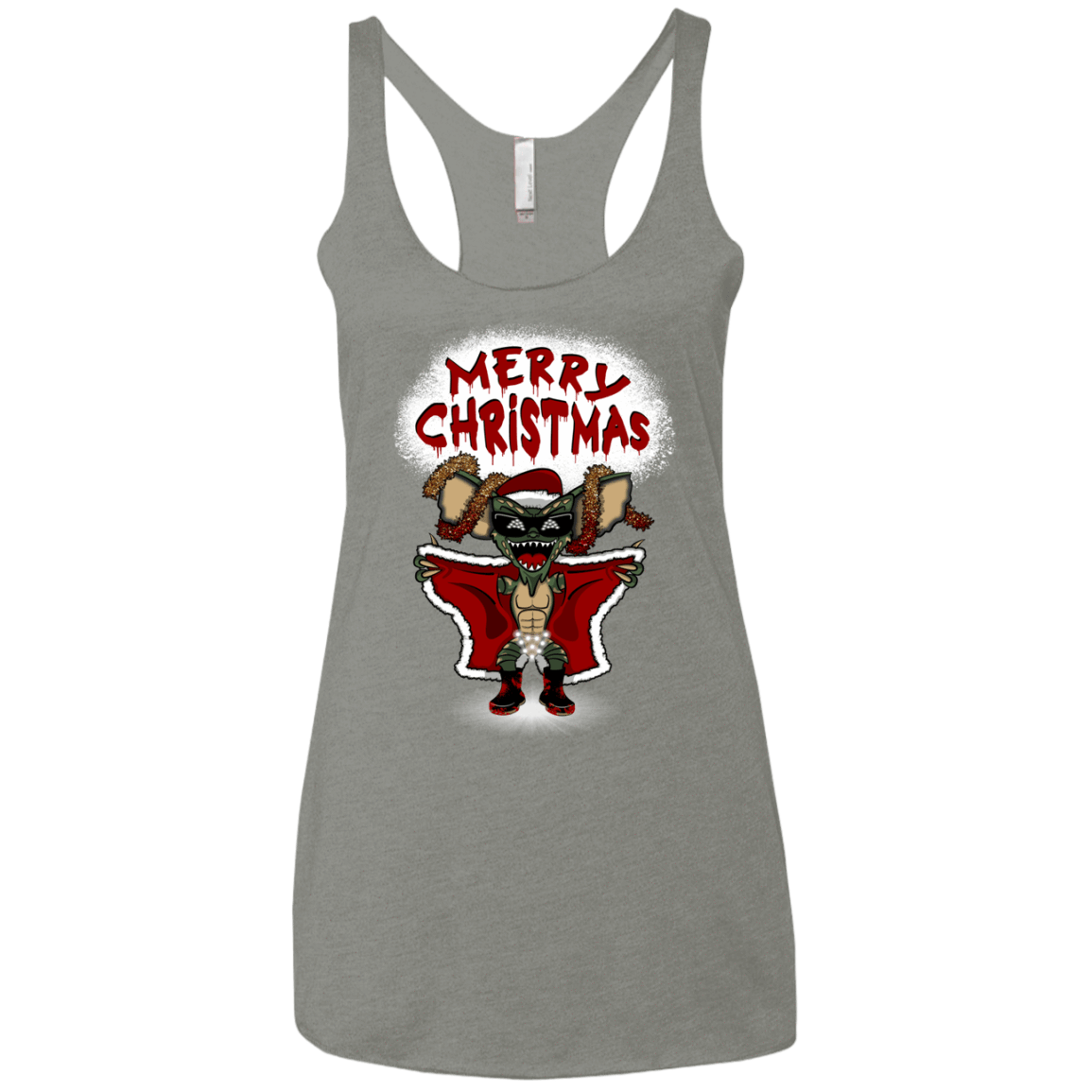 T-Shirts Venetian Grey / X-Small Flashing Through The Snow Women's Triblend Racerback Tank