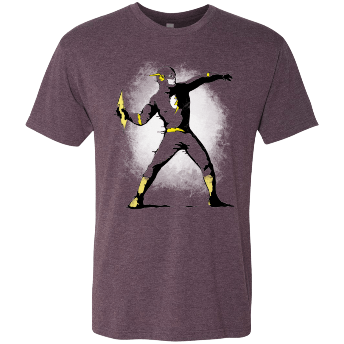 T-Shirts Vintage Purple / Small Flashsy Men's Triblend T-Shirt