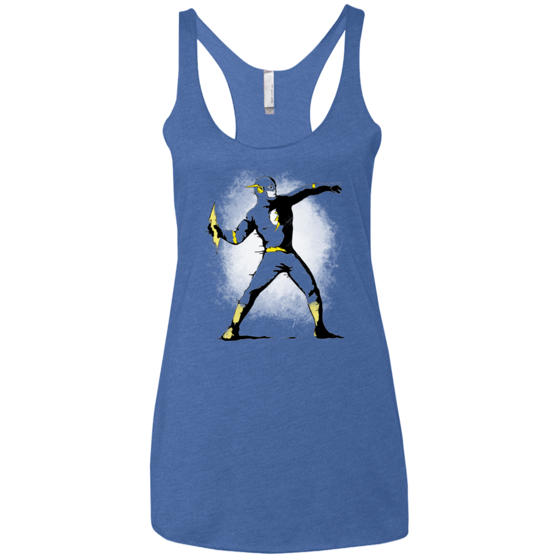 T-Shirts Vintage Royal / X-Small Flashsy Women's Triblend Racerback Tank
