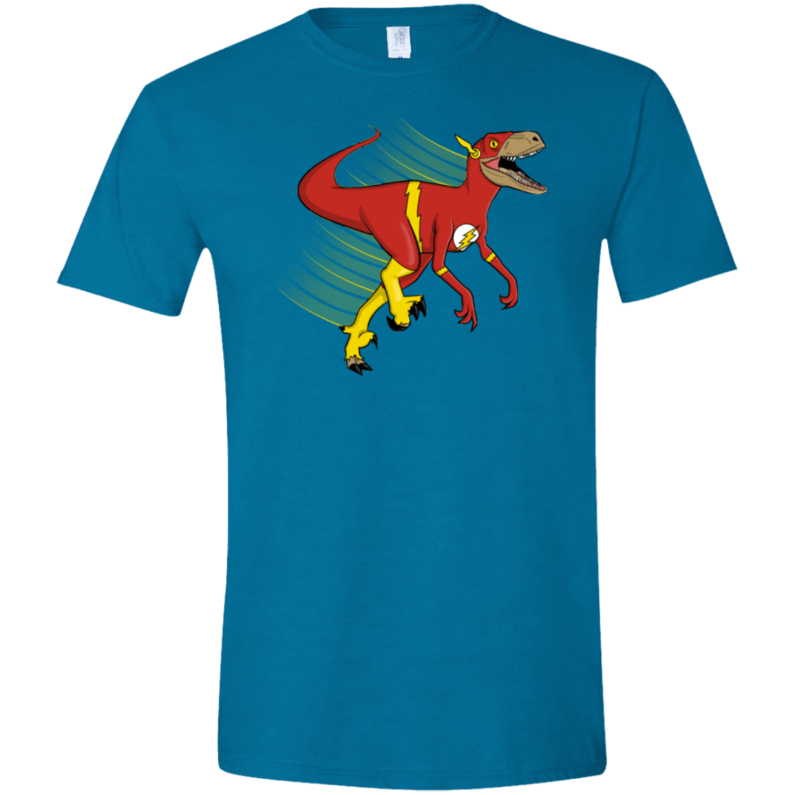 T-Shirts Antique Sapphire / S Flashtor Men's Semi-Fitted Softstyle