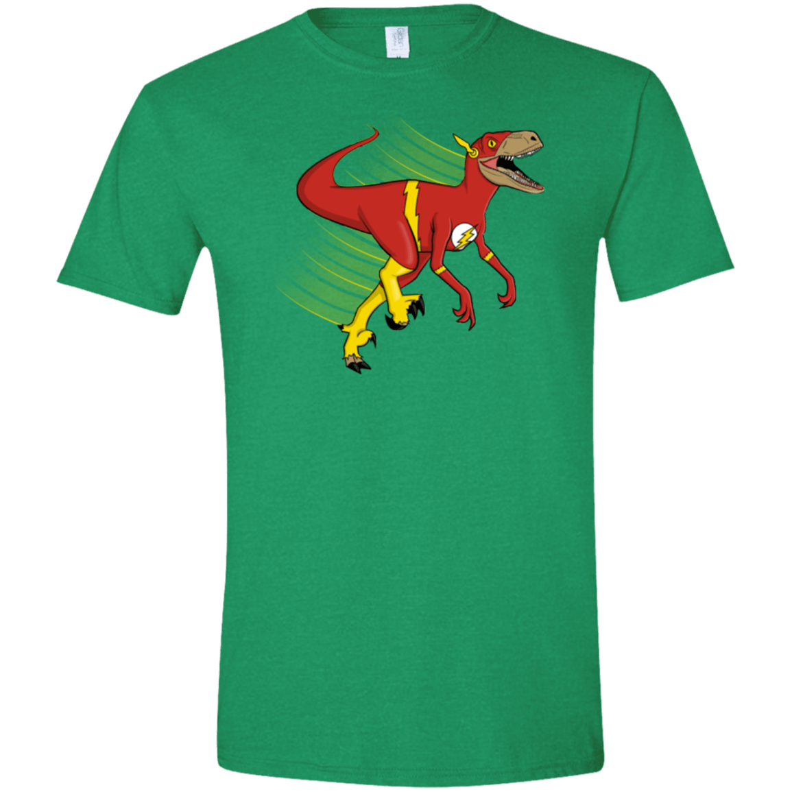 T-Shirts Heather Irish Green / S Flashtor Men's Semi-Fitted Softstyle