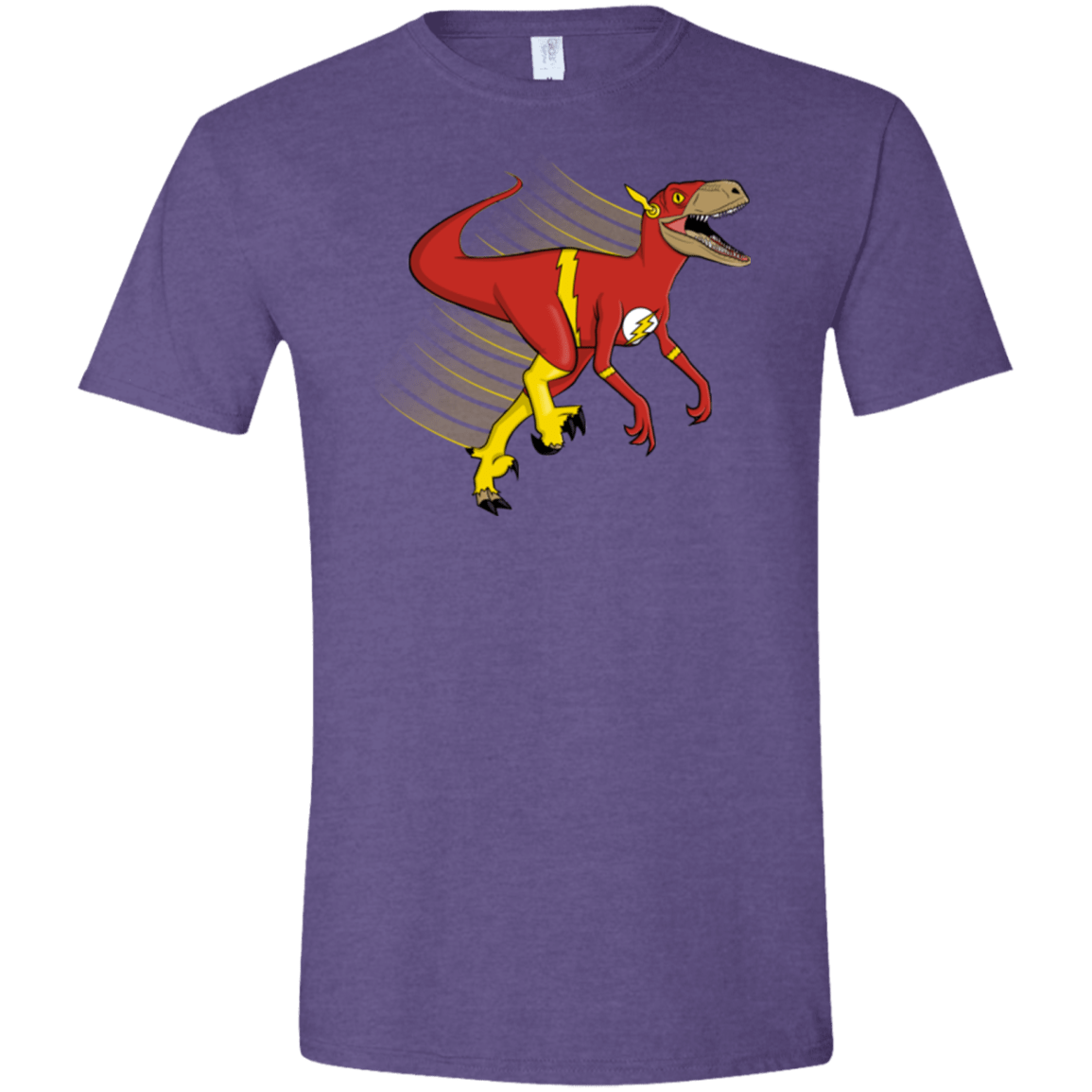 T-Shirts Heather Purple / S Flashtor Men's Semi-Fitted Softstyle