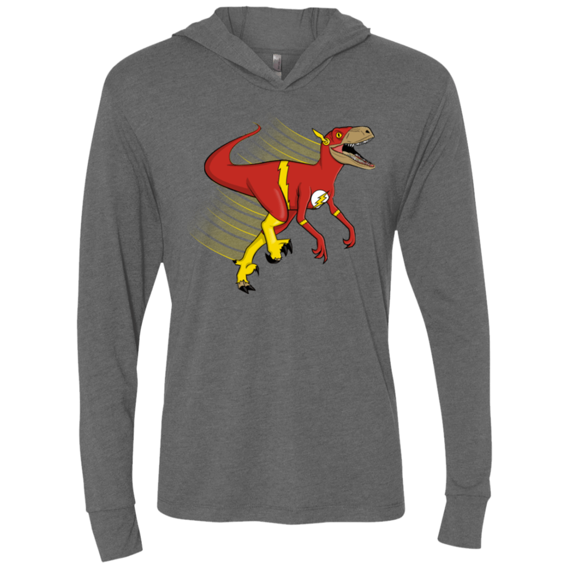T-Shirts Premium Heather / X-Small Flashtor Triblend Long Sleeve Hoodie Tee