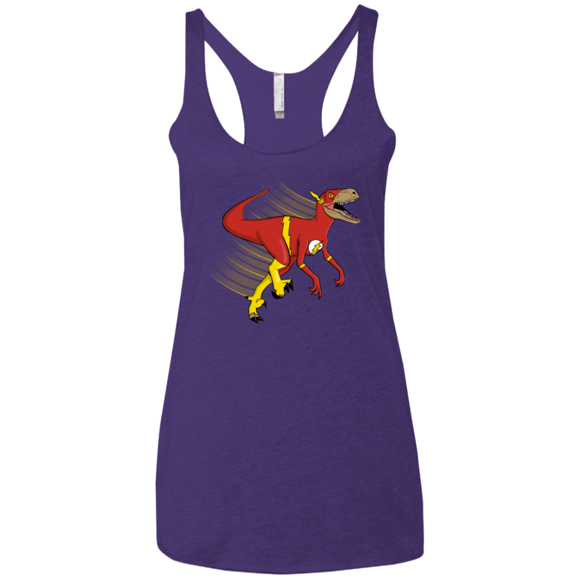 T-Shirts Purple Rush / X-Small Flashtor Women's Triblend Racerback Tank