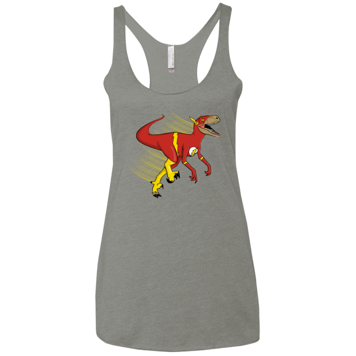 T-Shirts Venetian Grey / X-Small Flashtor Women's Triblend Racerback Tank