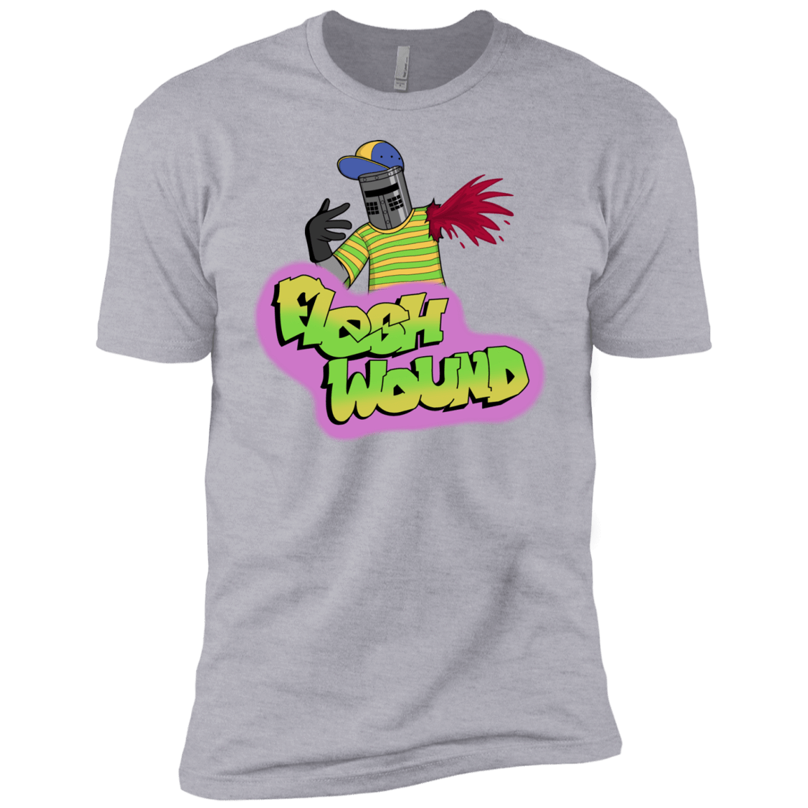 T-Shirts Heather Grey / YXS Flesh Wound Boys Premium T-Shirt