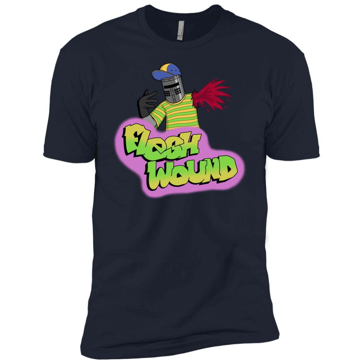T-Shirts Midnight Navy / YXS Flesh Wound Boys Premium T-Shirt