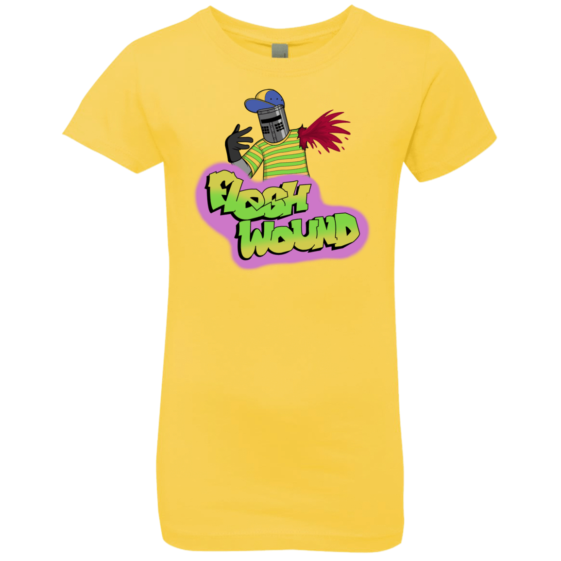 T-Shirts Vibrant Yellow / YXS Flesh Wound Girls Premium T-Shirt