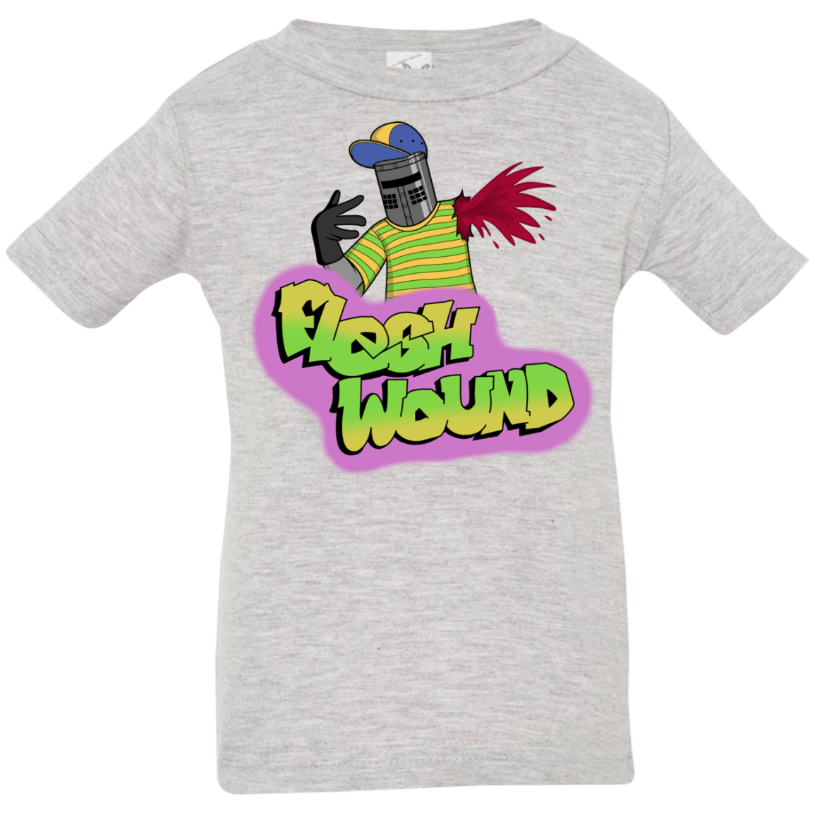 T-Shirts Heather Grey / 6 Months Flesh Wound Infant Premium T-Shirt