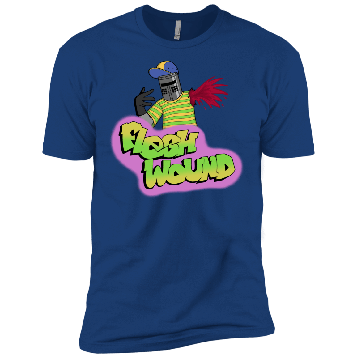 T-Shirts Royal / X-Small Flesh Wound Men's Premium T-Shirt