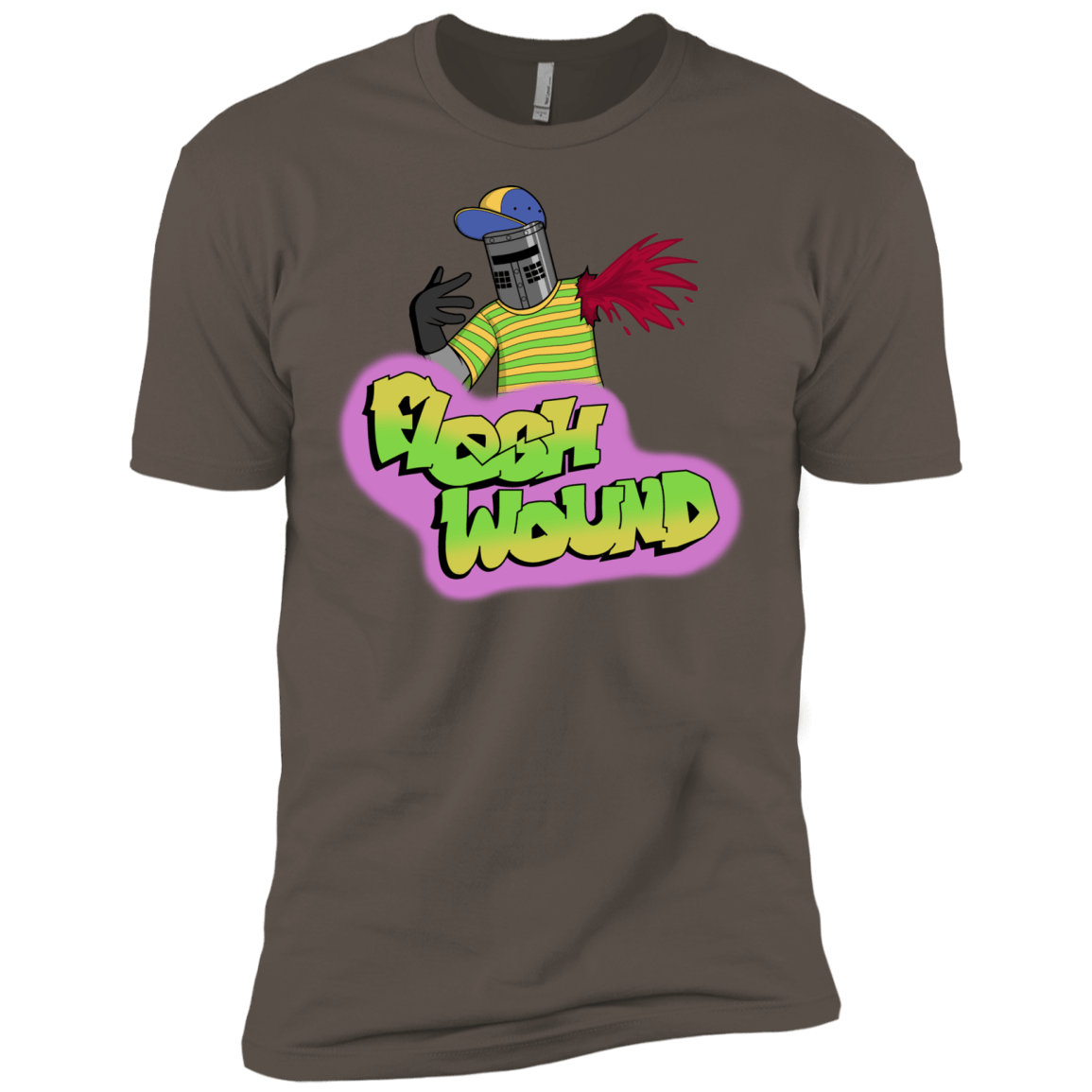 T-Shirts Warm Grey / X-Small Flesh Wound Men's Premium T-Shirt