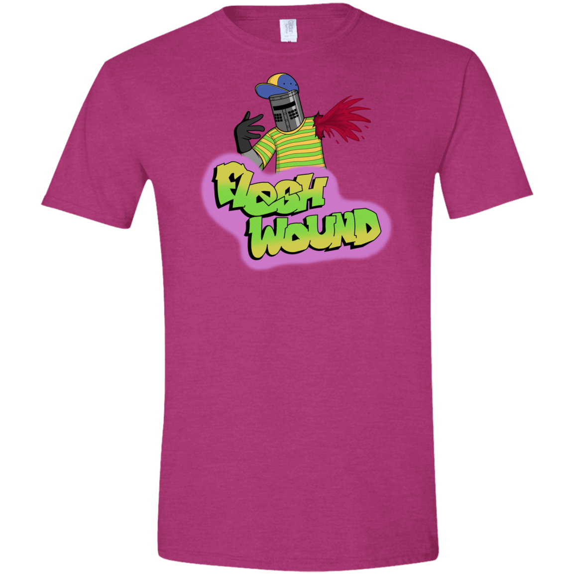 T-Shirts Antique Heliconia / S Flesh Wound Men's Semi-Fitted Softstyle