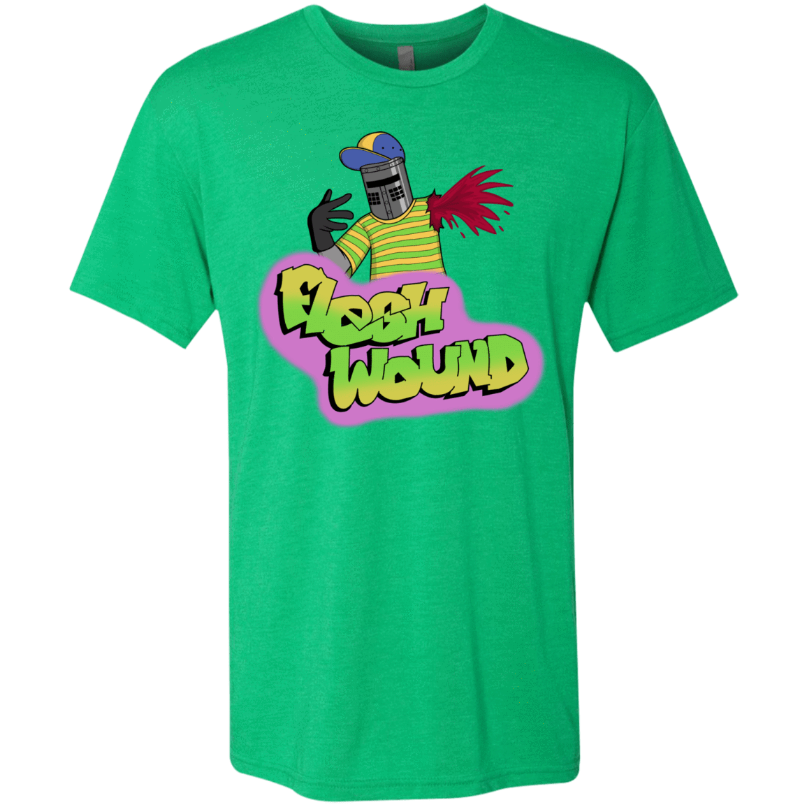 T-Shirts Envy / S Flesh Wound Men's Triblend T-Shirt