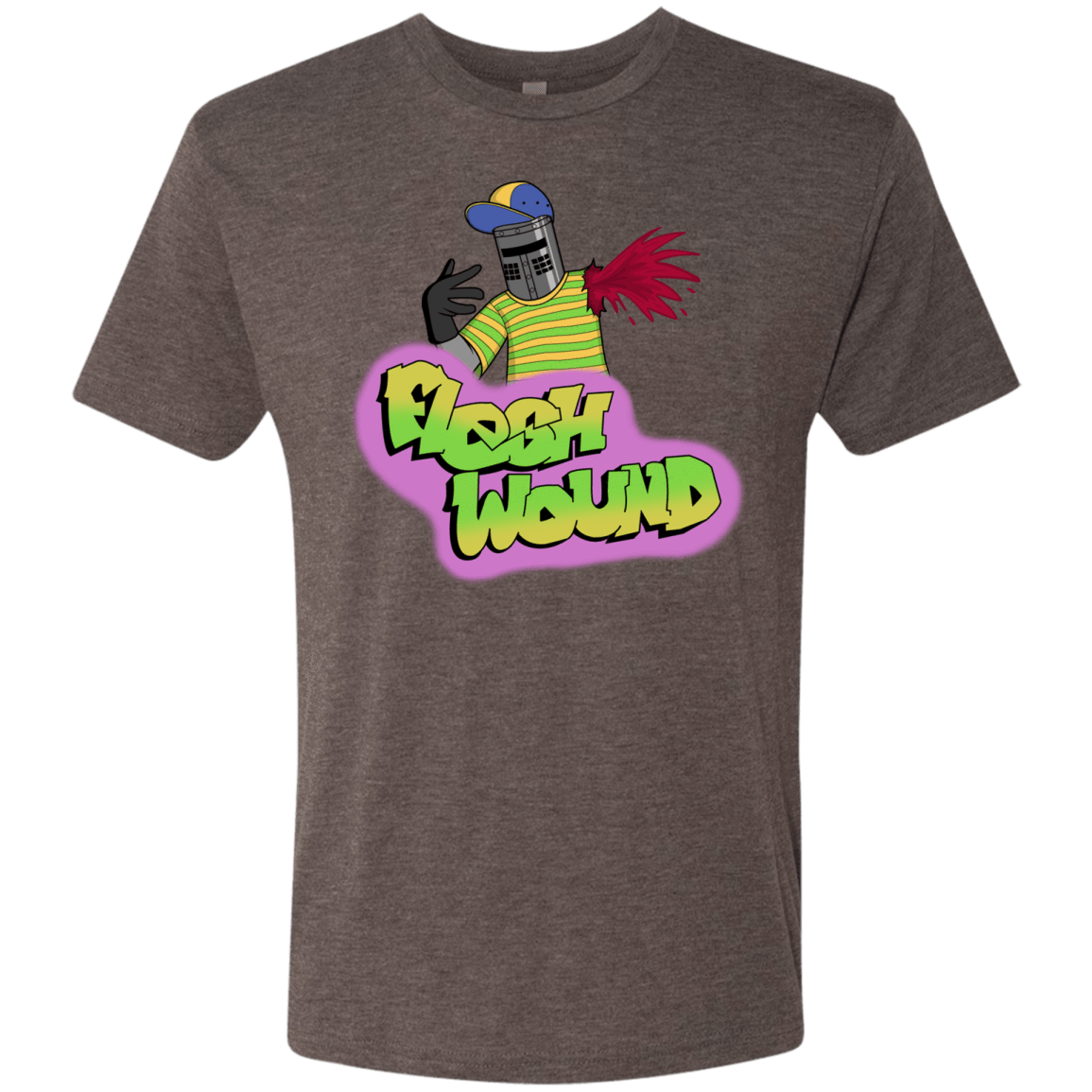 T-Shirts Macchiato / S Flesh Wound Men's Triblend T-Shirt