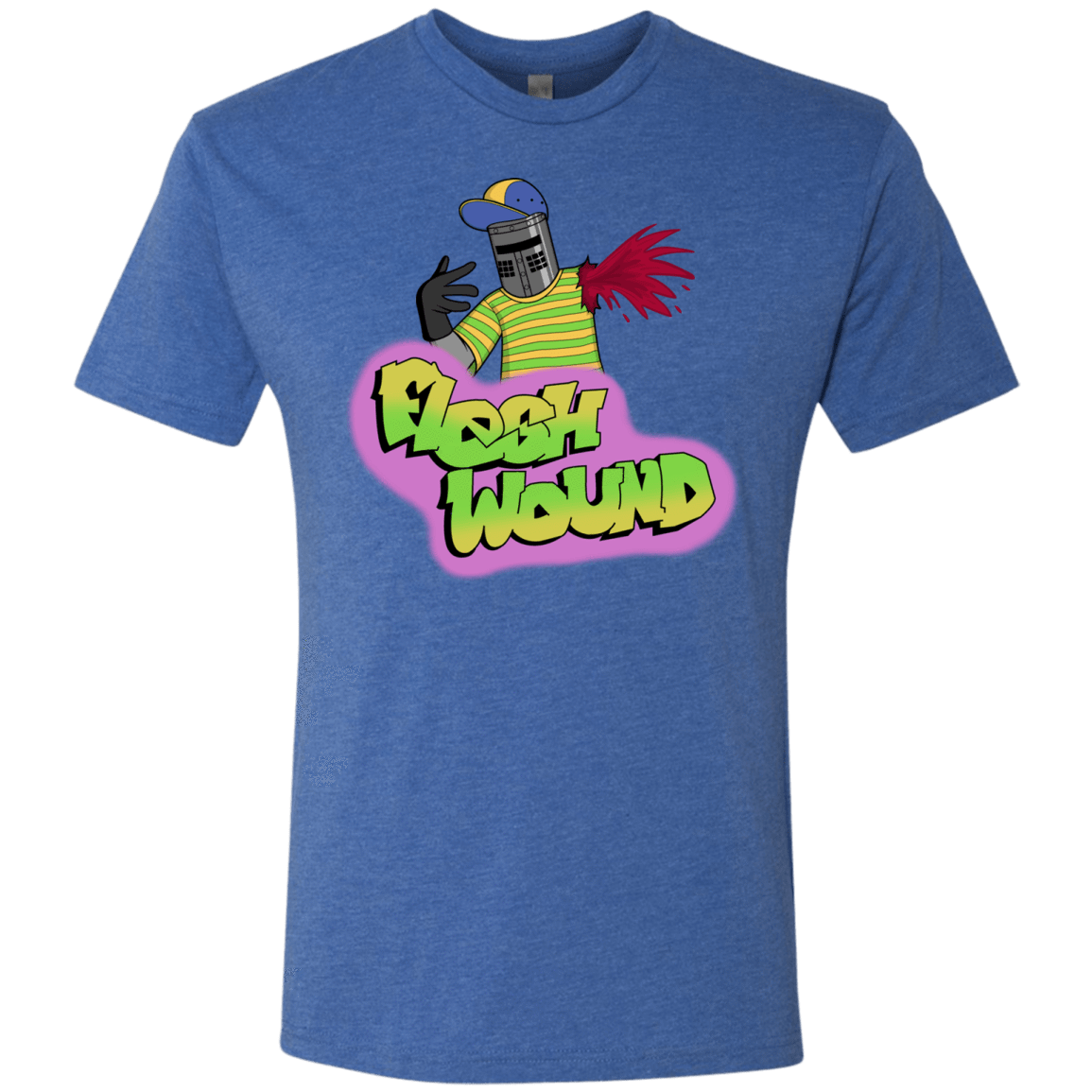 T-Shirts Vintage Royal / S Flesh Wound Men's Triblend T-Shirt
