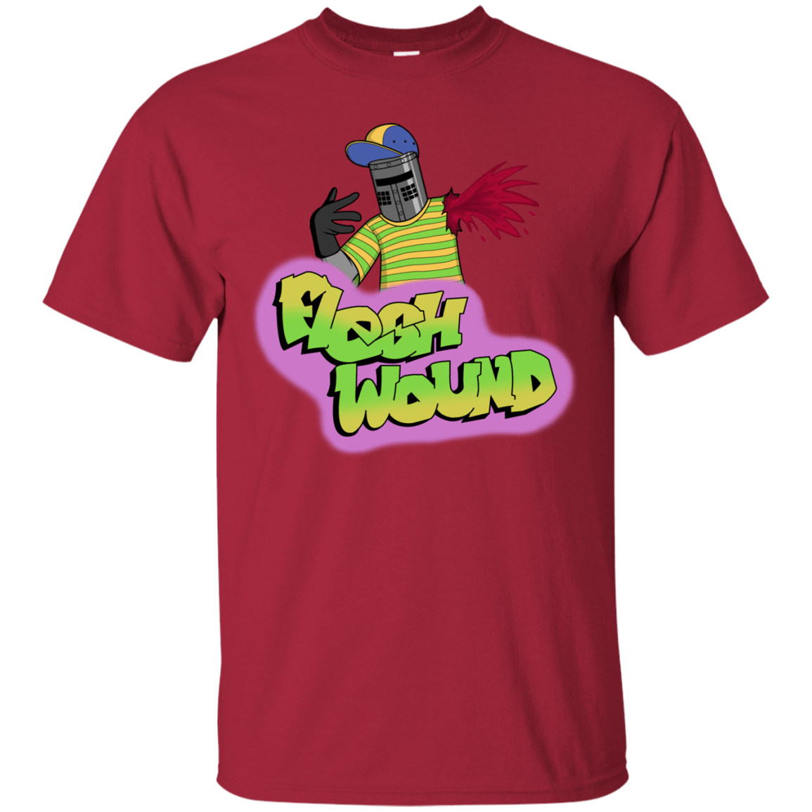 T-Shirts Cardinal / S Flesh Wound T-Shirt