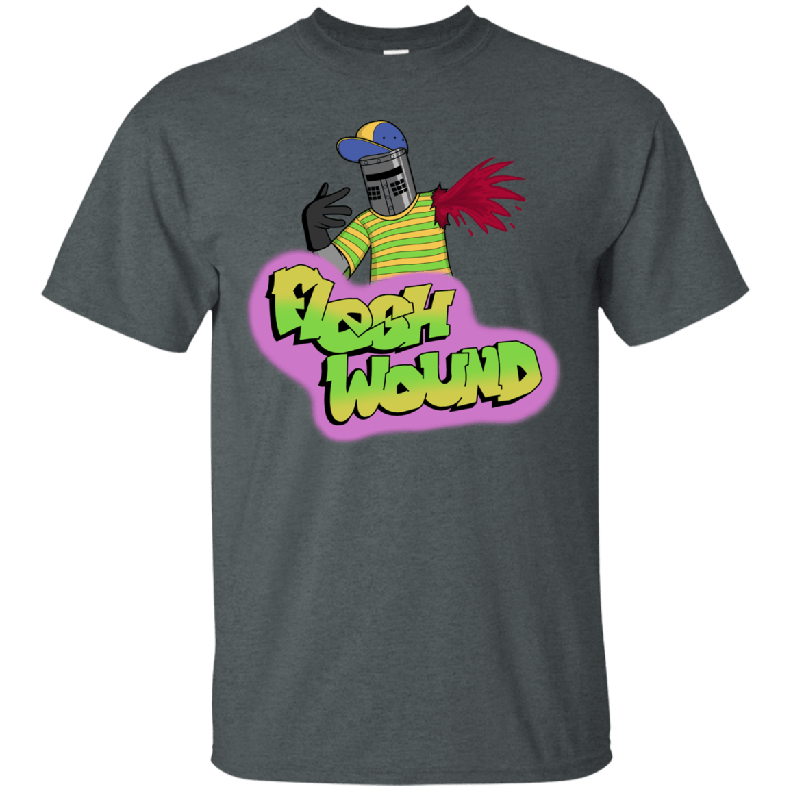T-Shirts Dark Heather / S Flesh Wound T-Shirt