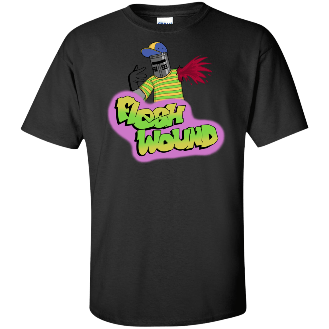 T-Shirts Black / XLT Flesh Wound Tall T-Shirt