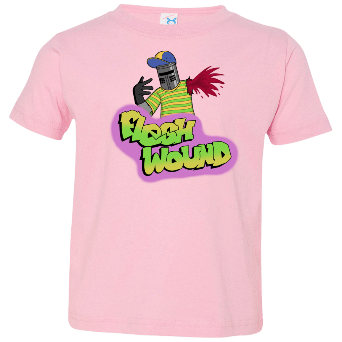 T-Shirts Pink / 2T Flesh Wound Toddler Premium T-Shirt