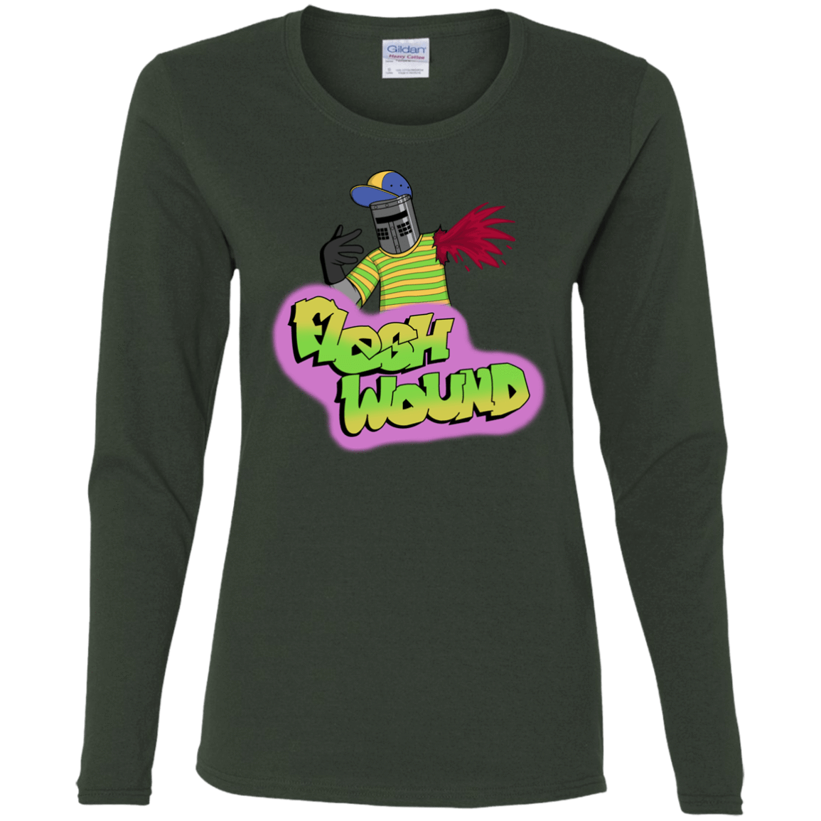 T-Shirts Forest / S Flesh Wound Women's Long Sleeve T-Shirt