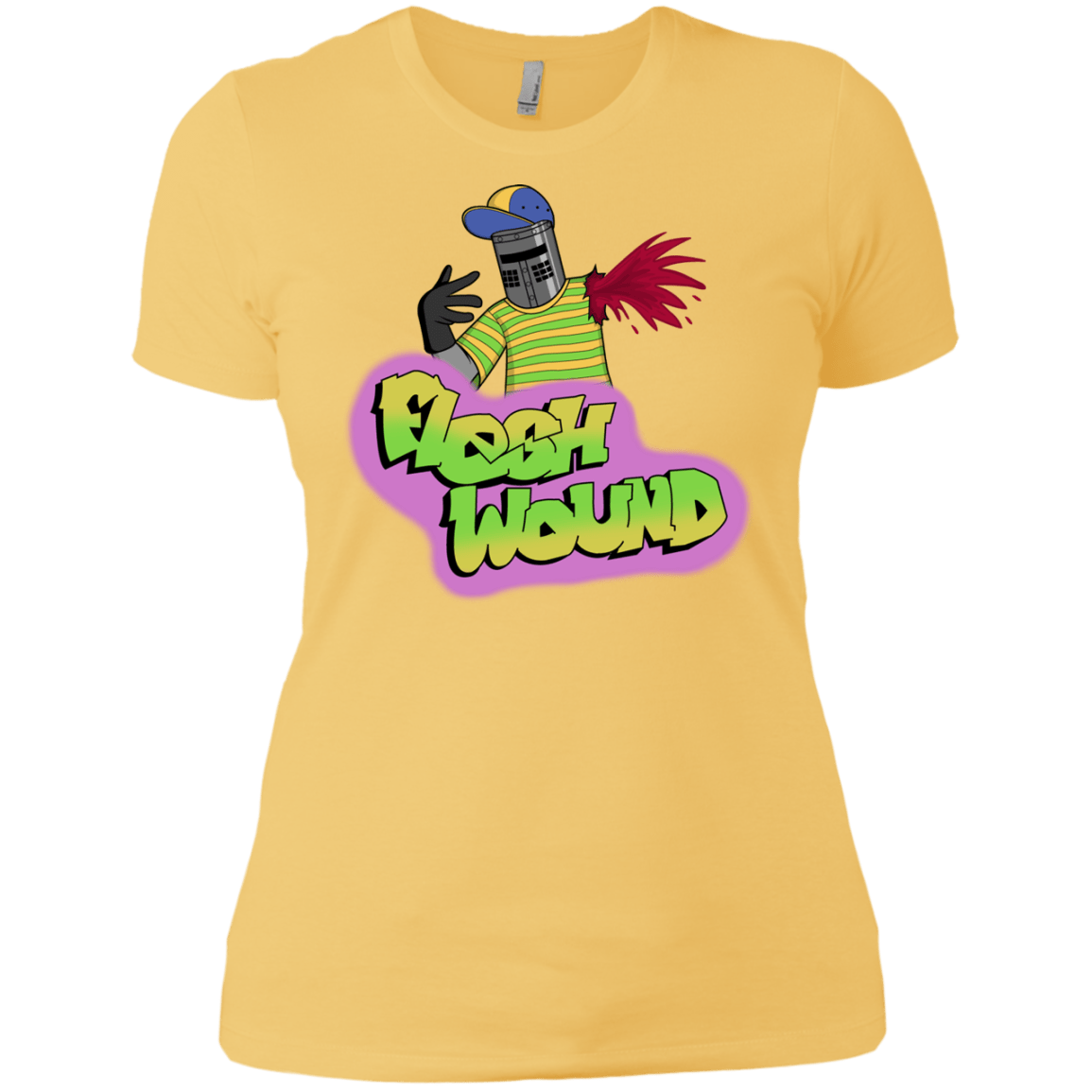 T-Shirts Banana Cream/ / X-Small Flesh Wound Women's Premium T-Shirt